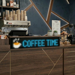 Display LED flexible programable - 89 x 19 cm - USB + Bluetooth + mando a distancia