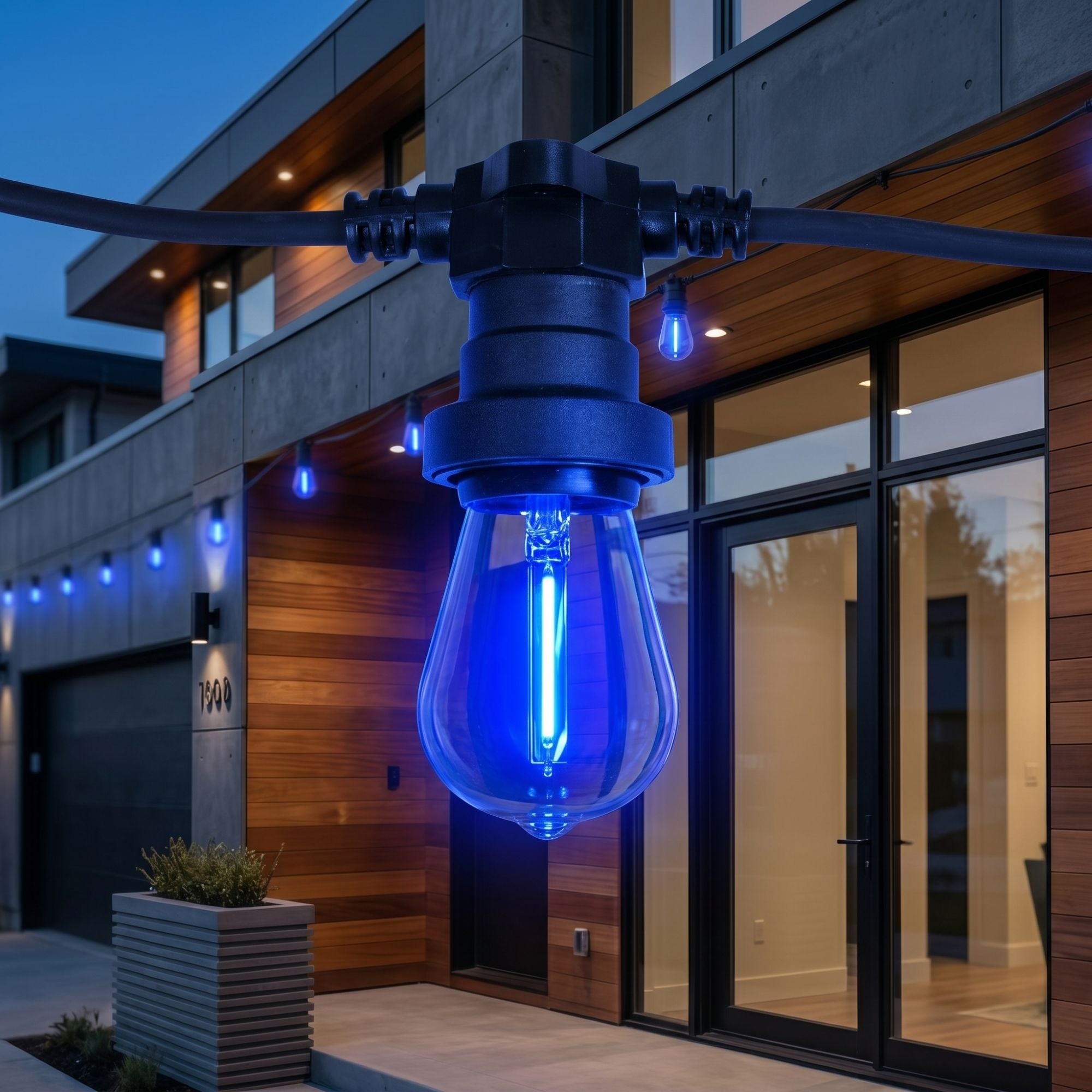 Bombilla LED Filamento - S14 E27 - 1W - Cristal de colores