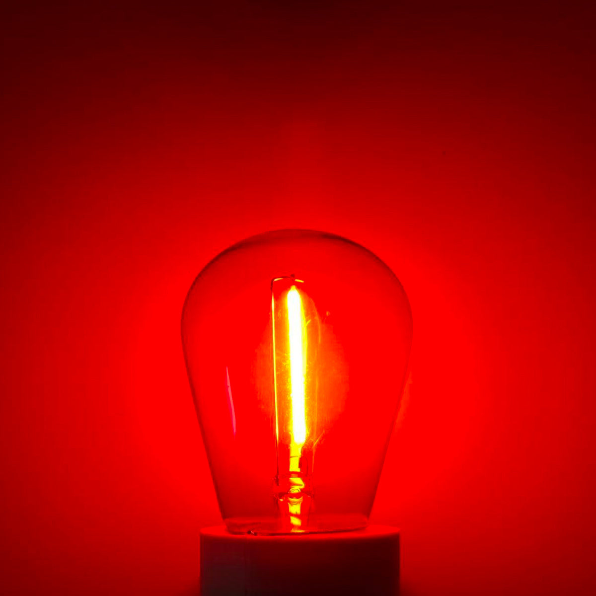 Bombilla LED Filamento - S14 E27 - 1W - Cristal de colores