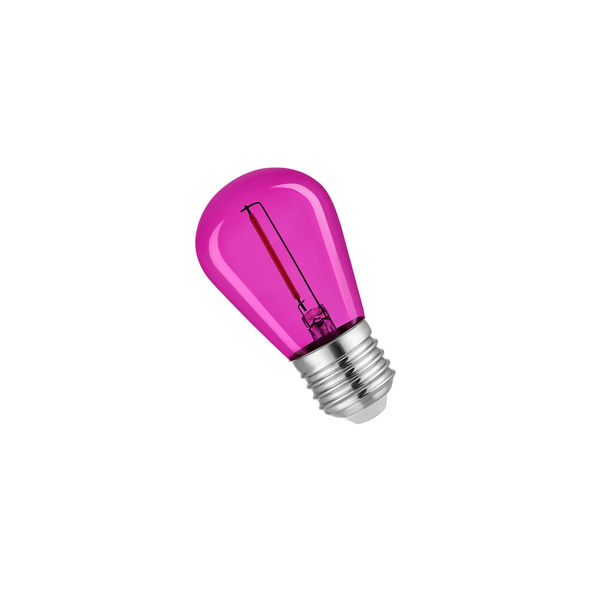 Bombilla LED Filamento - S14 E27 - 1W - Cristal de colores
