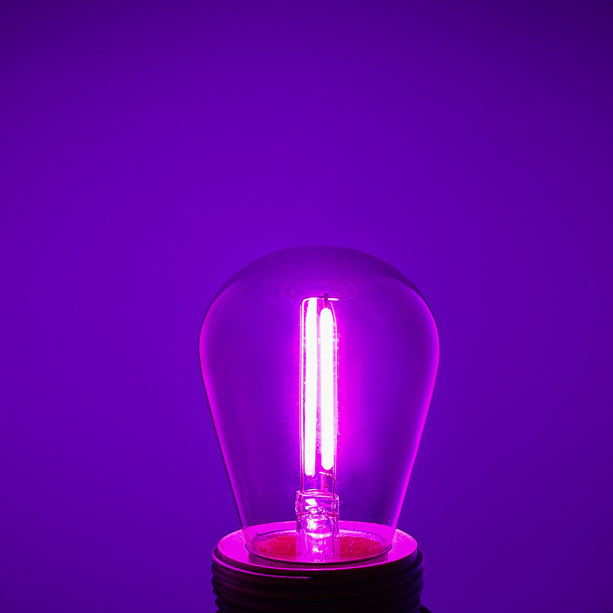 Bombilla LED Filamento - S14 E27 - 1W - Cristal de colores