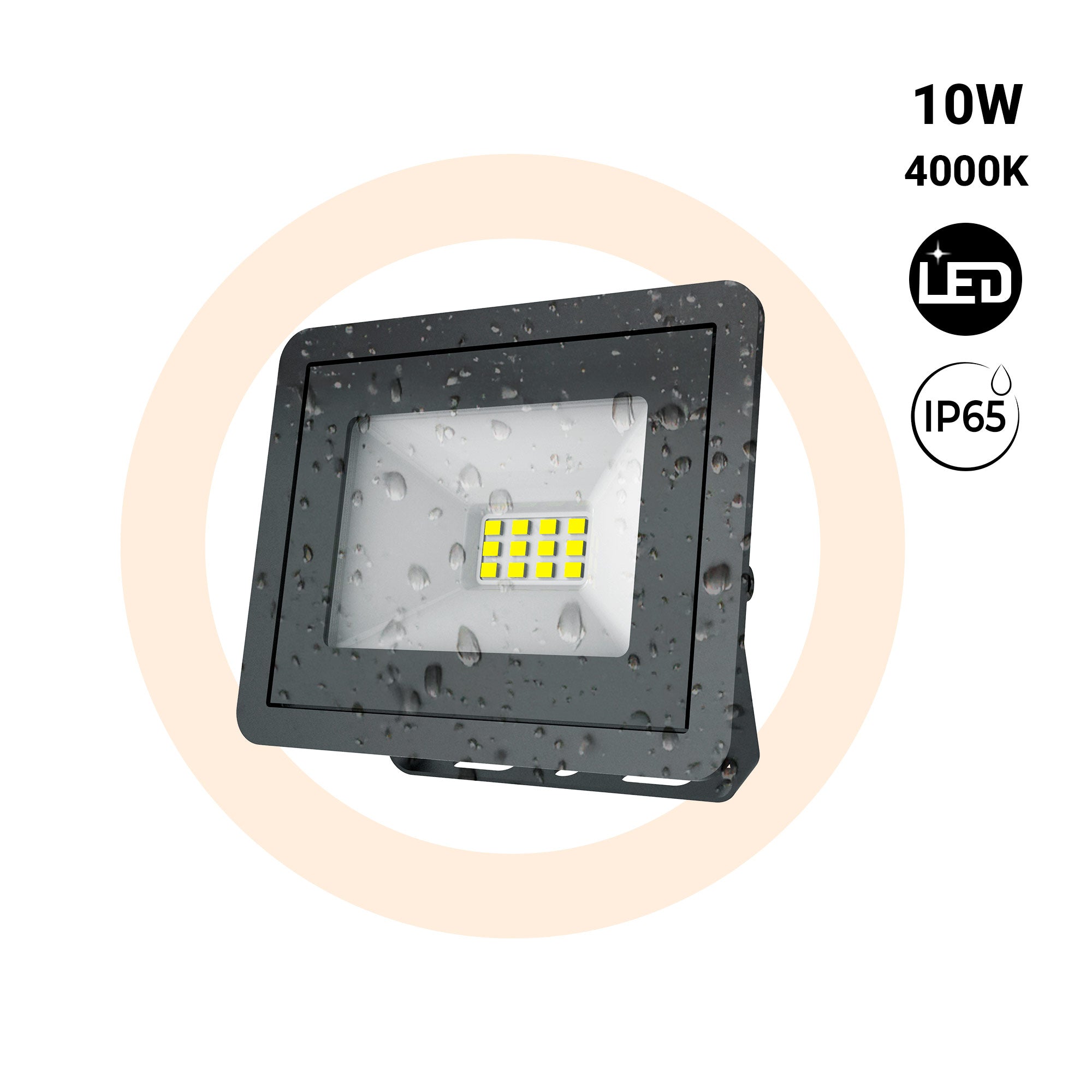 Proyector LED de exterior - Slim - 10W - 1100lm - IP65