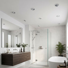 Downlight LED "Avalor" basculante - TRIAC dimmable - 5.5W - CCT - Corte Ø 70mm - IP44