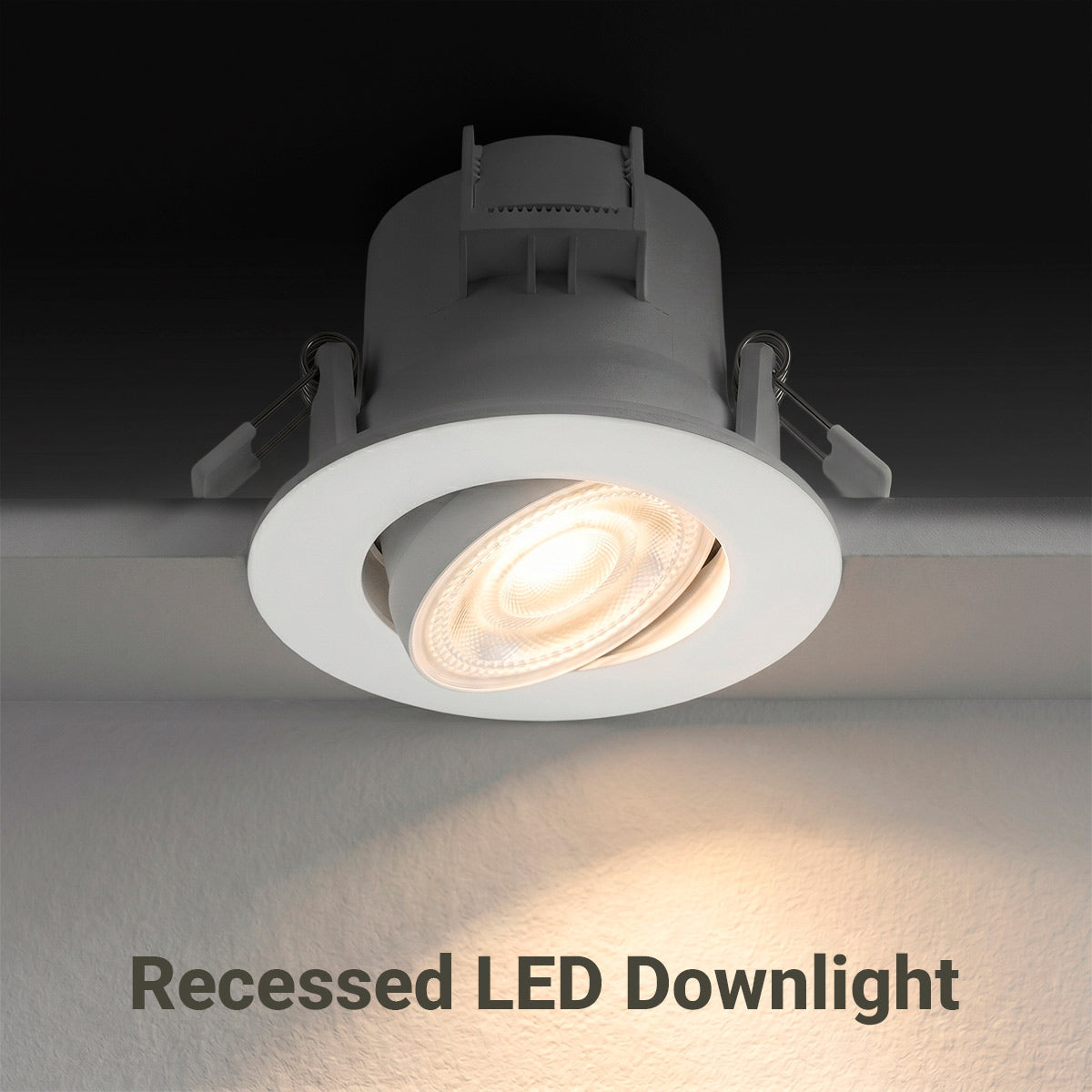 Downlight LED "Avalor" basculante - TRIAC dimmable - 5.5W - CCT - Corte Ø 70mm - IP44
