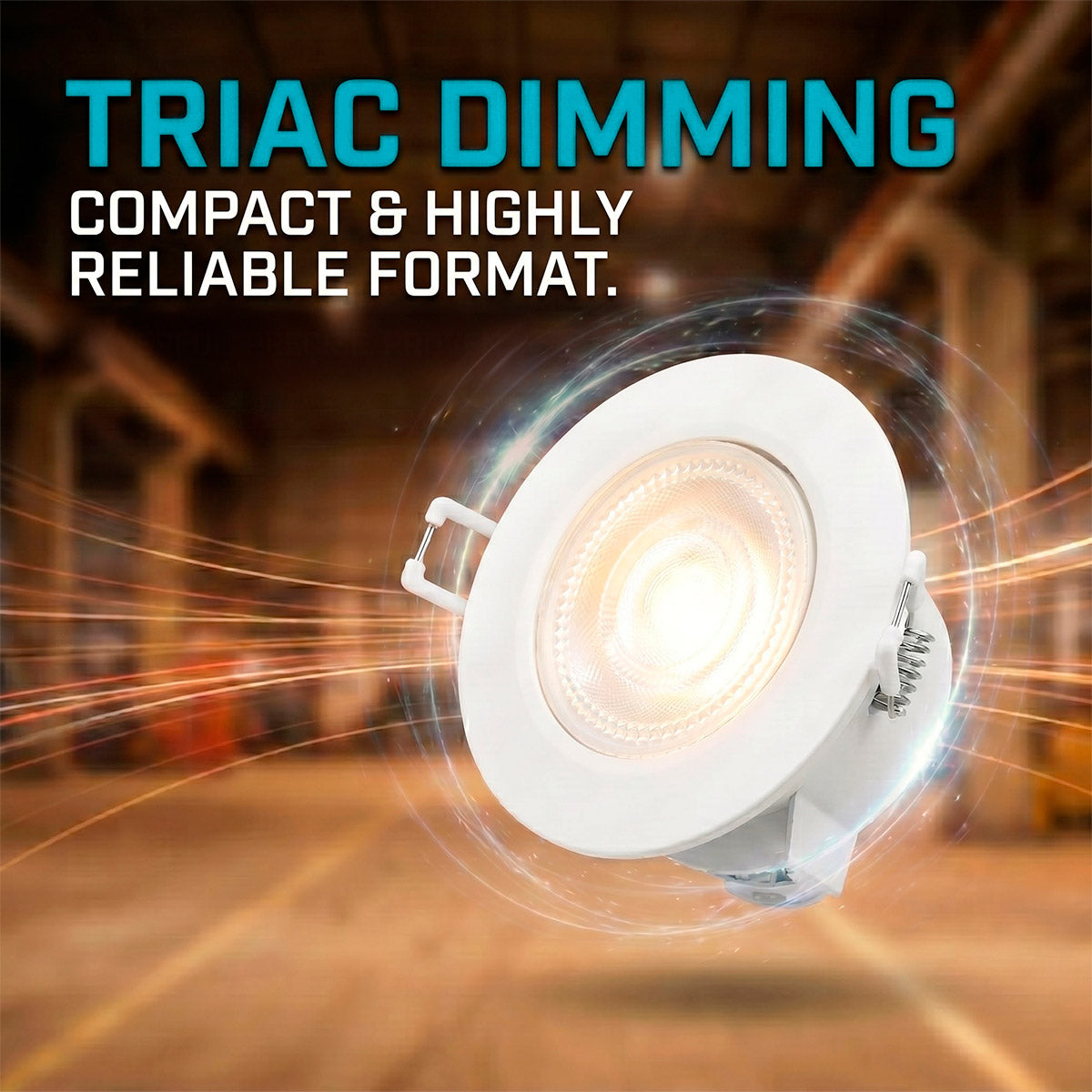 Downlight LED "Avalor" basculante - TRIAC dimmable - 5.5W - CCT - Corte Ø 70mm - IP44