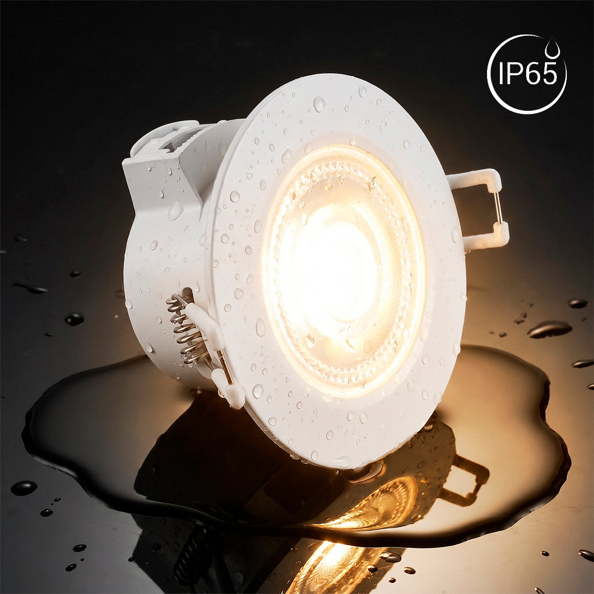 Downlight LED "Avalor" empotrable - TRIAC dimmable - 5.5W - CCT - Corte Ø 70mm - IP65