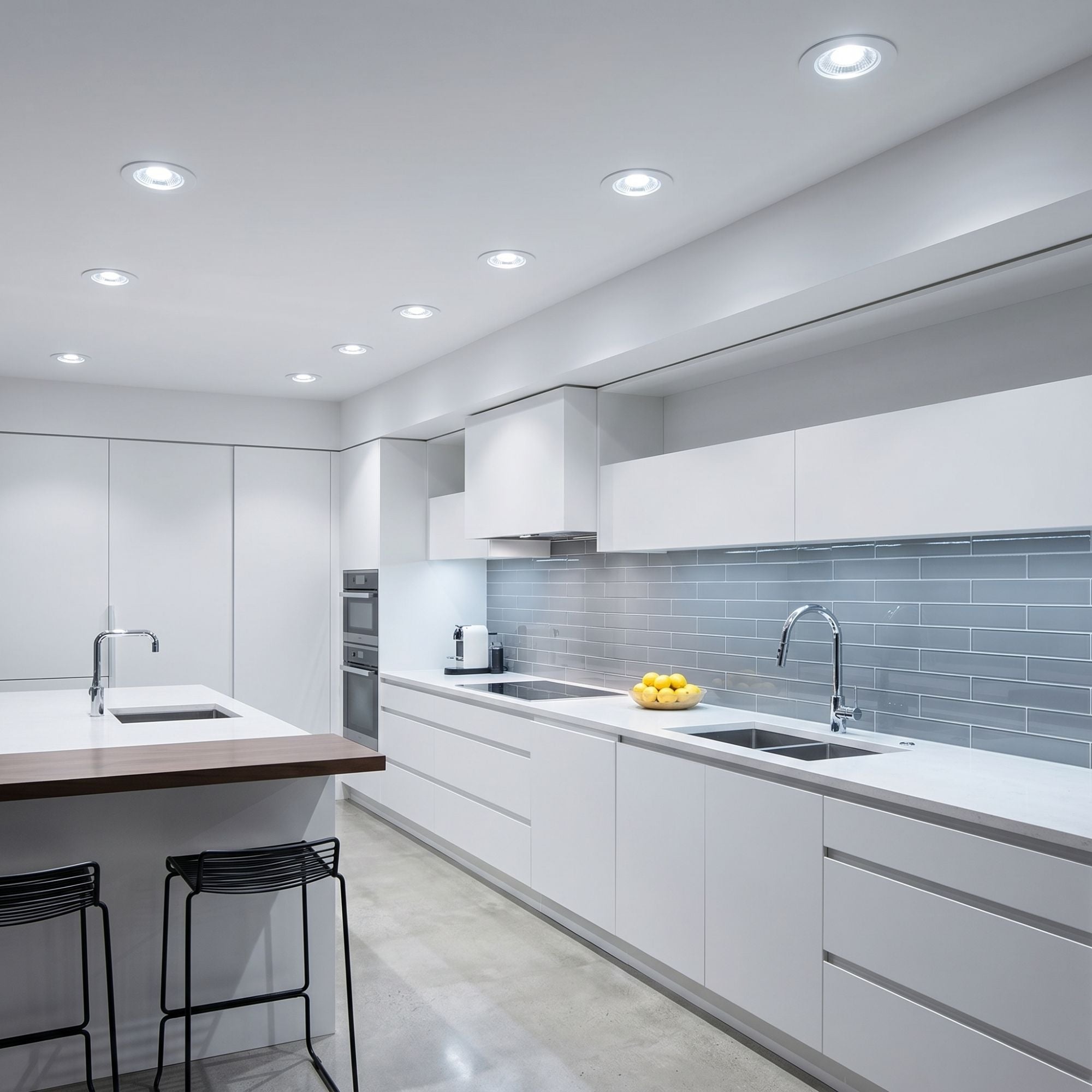 Downlight LED "Avalor" empotrable - TRIAC dimmable - 5.5W - CCT - Corte Ø 70mm - IP65