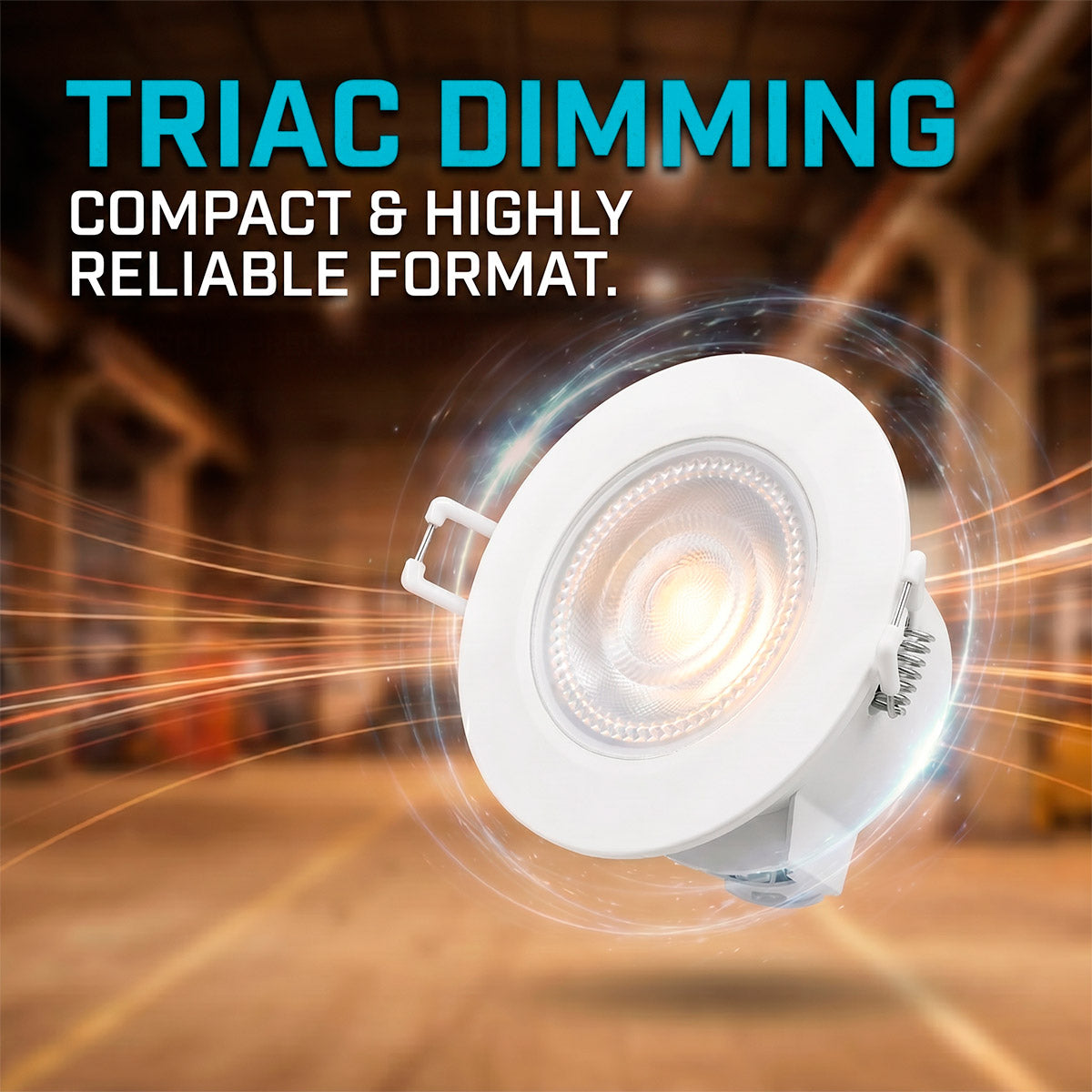 Downlight LED "Avalor" empotrable - TRIAC dimmable - 5.5W - CCT - Corte Ø 70mm - IP65