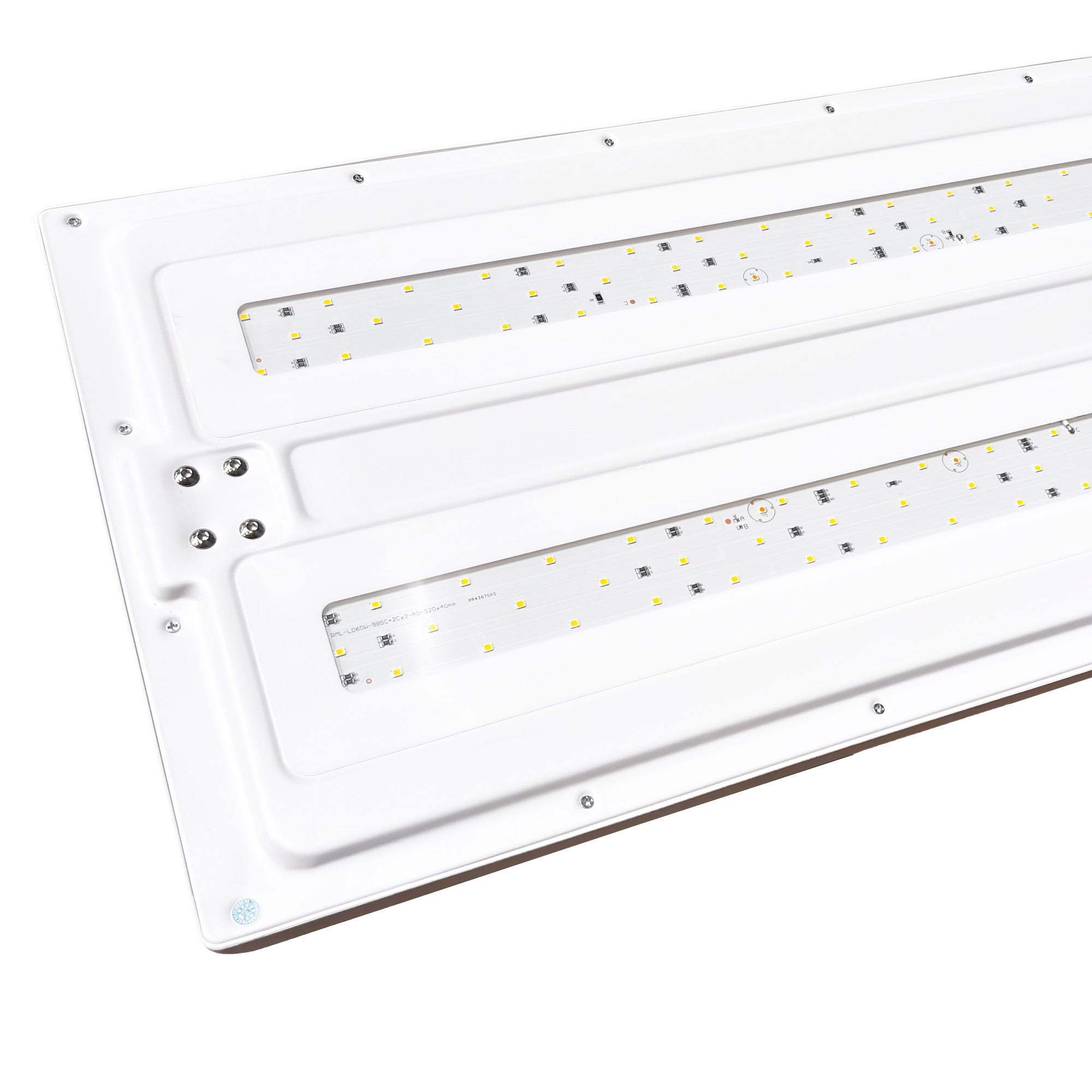 Lámpara de pie para oficina - 50W + 50W + 4W - 4000K - Bajo UGR
