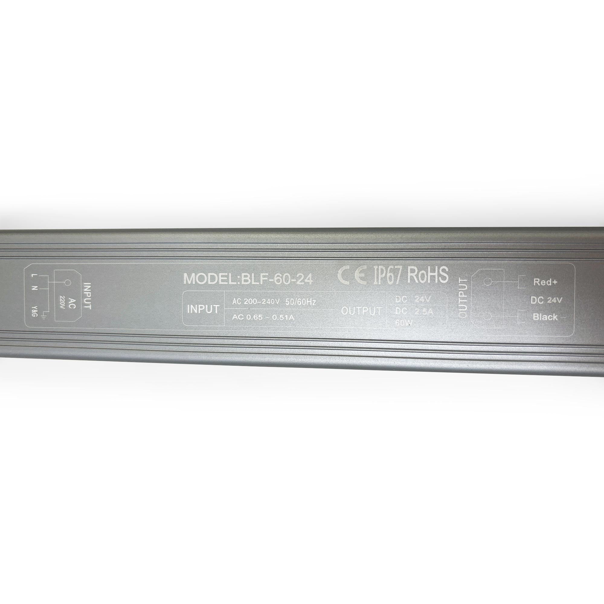 Fuente de alimentación estanca Slim 60W - 24V - 2.5A - IP67