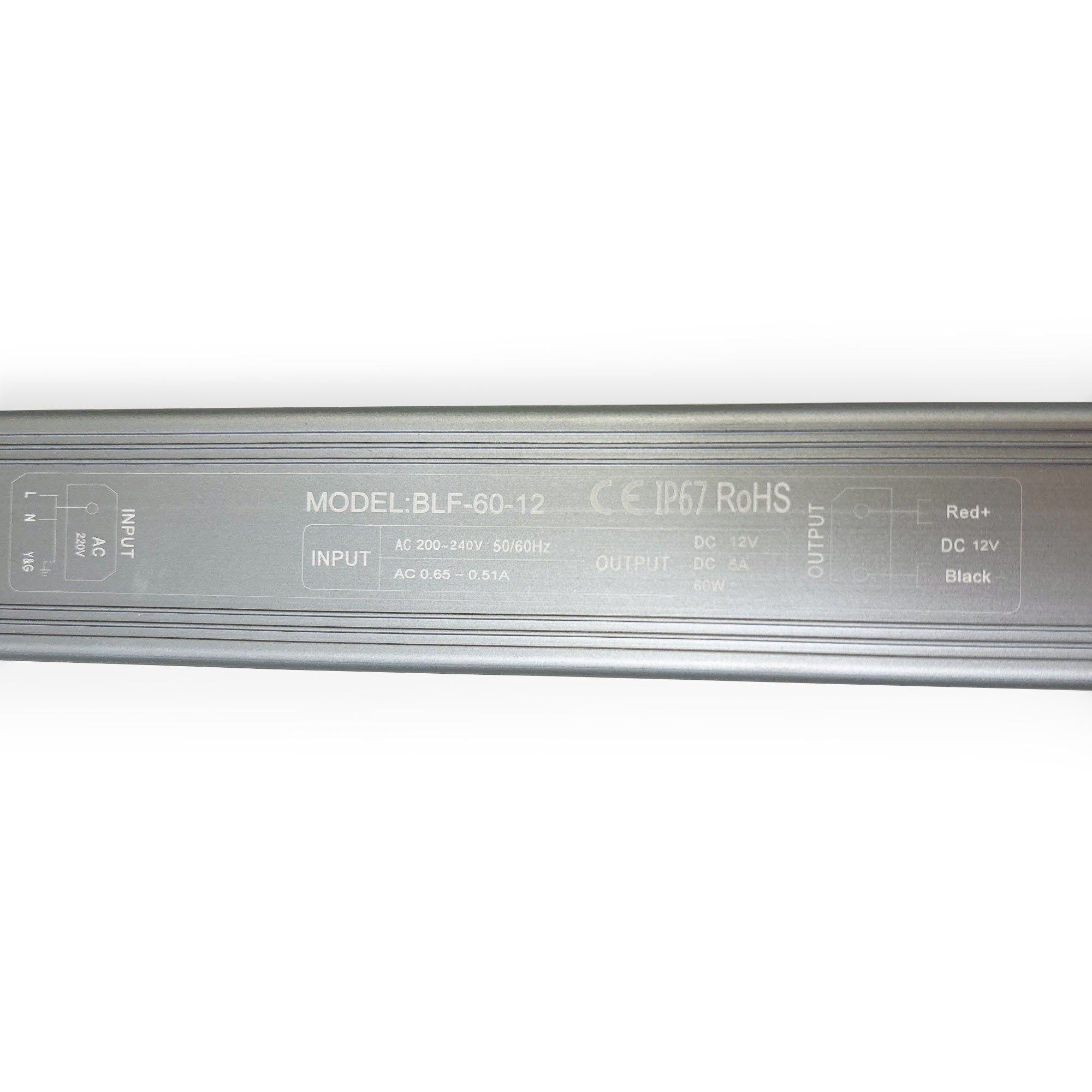 Fuente de alimentación estanca Slim 60W - 12V - 5A - IP67