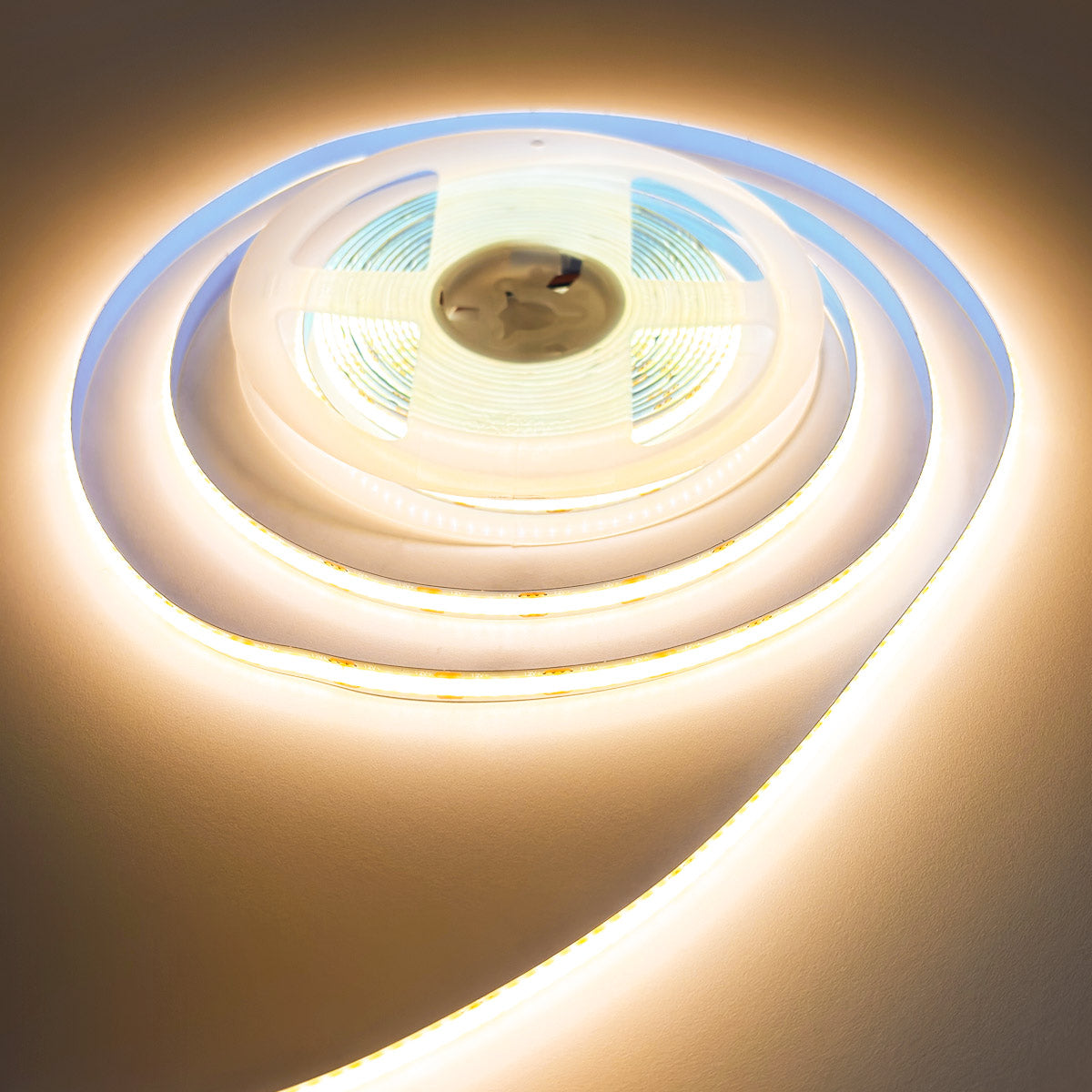 Tira LED COB 12V DC monocolor - 10W/m - 8mm - CRI90 - IP20 - 5 metros