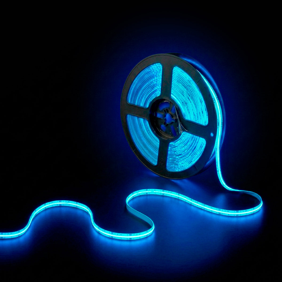 Tira LED COB 24V DC - RGB - 12W/m - 10mm - IP20 - Rollo de 10 metros