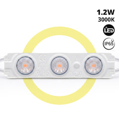 Módulo LED monocolor para rótulos - 1.2W - 12V - 160° - IP65