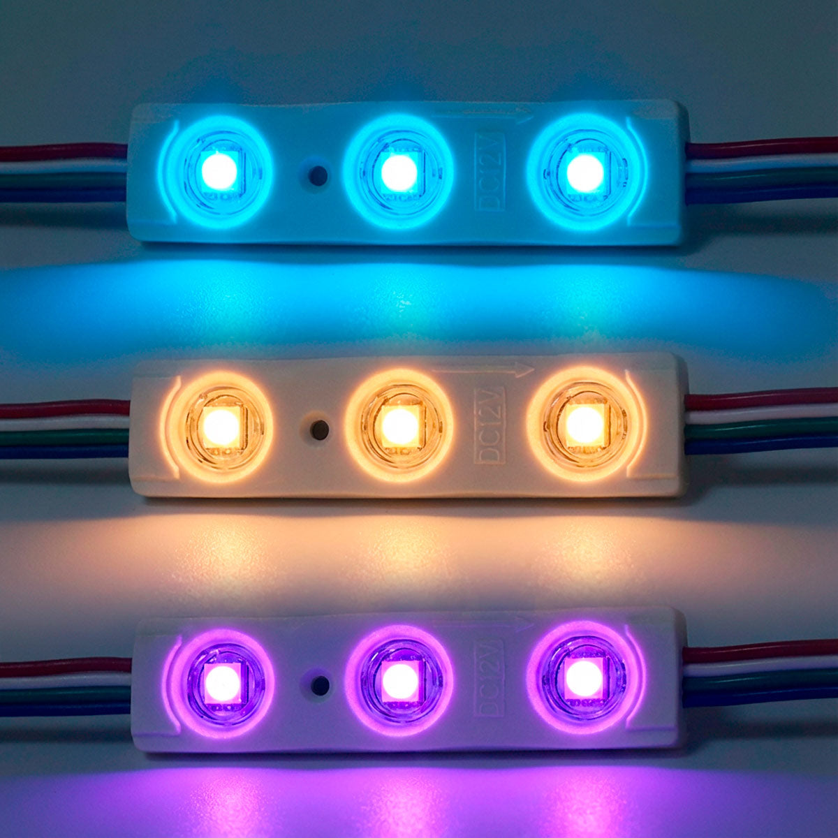 Módulos LED RGB IC para rótulos - 0.72W - 12V - IP65 - 120º