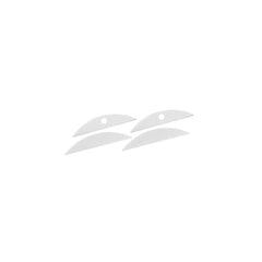 Perfil de aluminio para tira LED - Media luna - Kit completo - 58x9mm - 2 metros