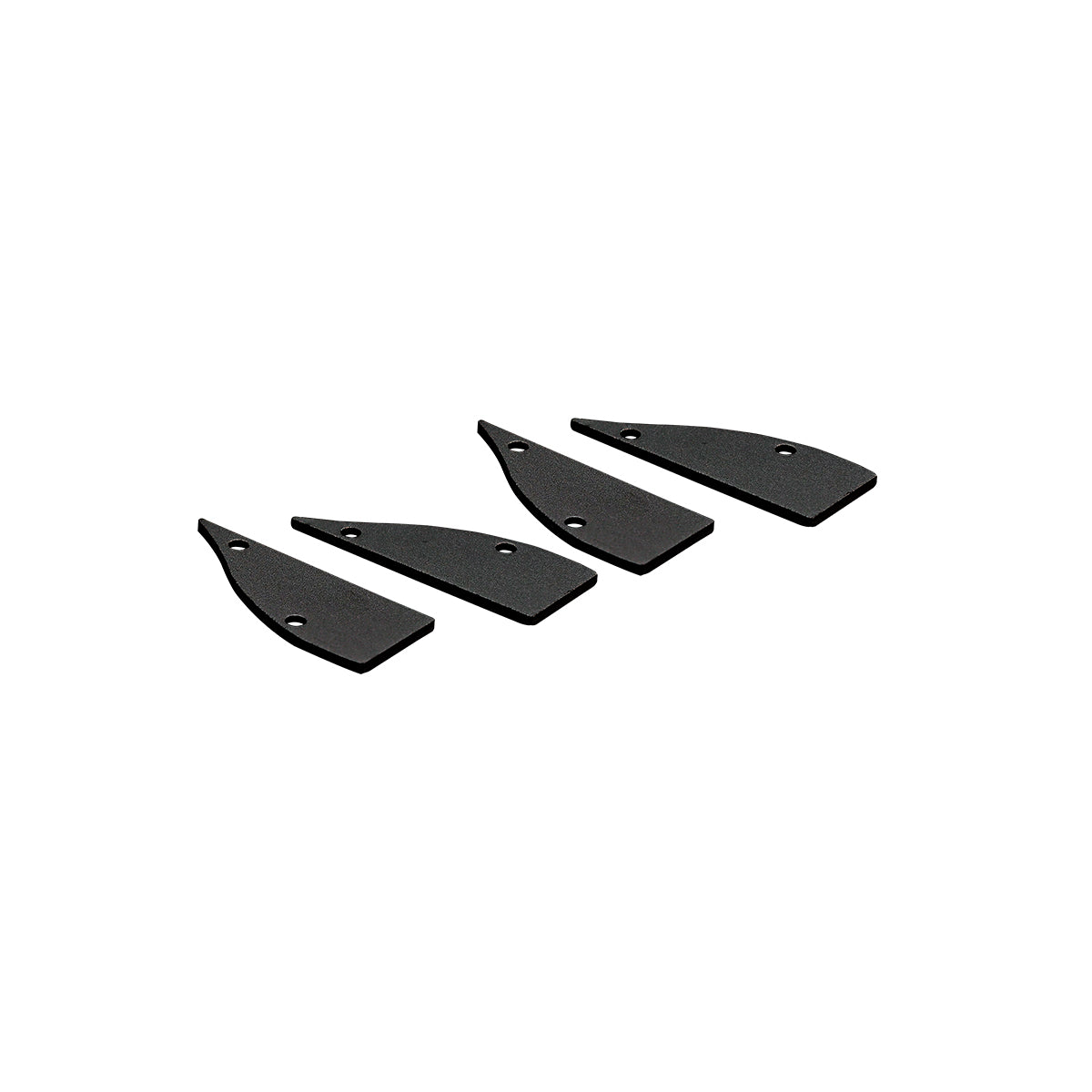 Perfil de aluminio para tira LED - Bañador de pared - Kit completo - 18x44mm - 2 metros
