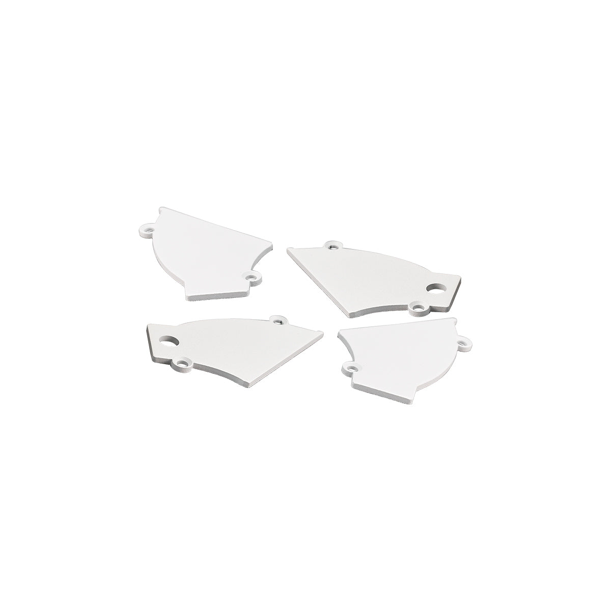 Perfil tira LED integración / trimless de esquina - Efecto bañador - 59 x 72mm - Kit completo - 2 metros