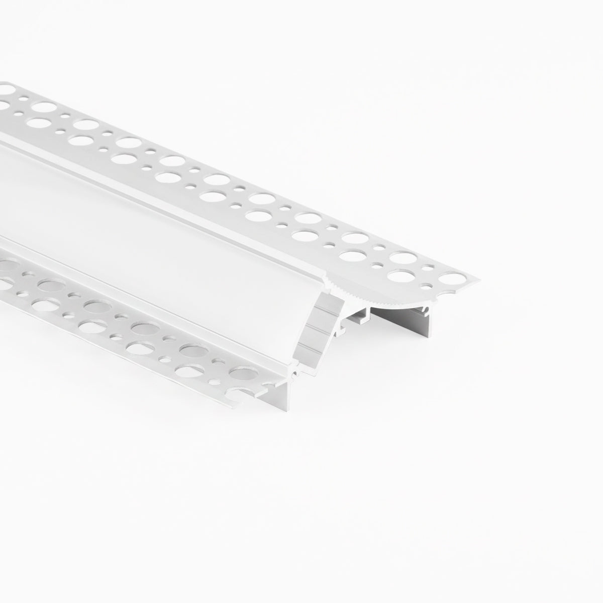 Perfil tira LED integración / trimless esquina - 96 x 35mm - Kit completo - 2 metros