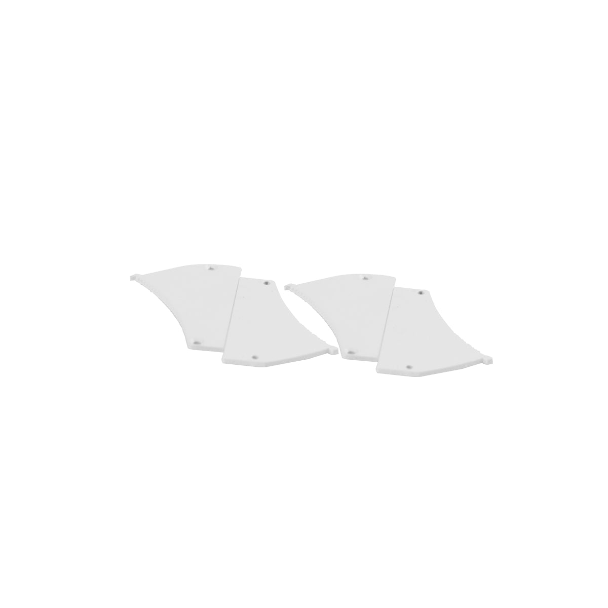 Perfil tira LED integración / trimless esquina - 96 x 35mm - Kit completo - 2 metros