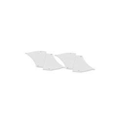 Perfil tira LED integración / trimless esquina - 96 x 35mm - Kit completo - 2 metros