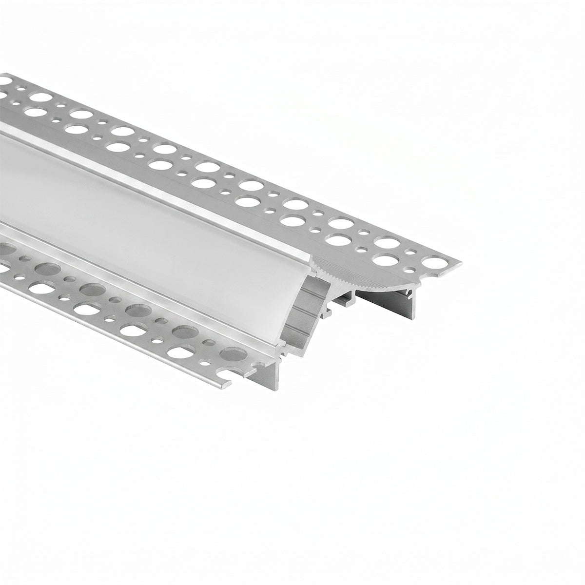 Perfil tira LED integración / trimless esquina - 96 x 35mm - Kit completo - 2 metros