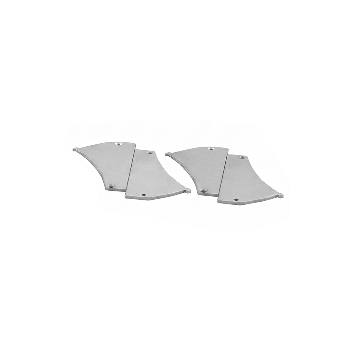 Perfil tira LED integración / trimless esquina - 96 x 35mm - Kit completo - 2 metros