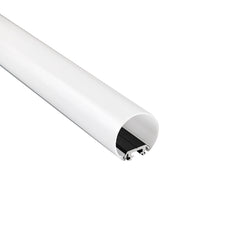 Perfil de aluminio superficie o suspensión - Tubo - Tira LED ≤ 12mm - 23x8mm - 2 metros