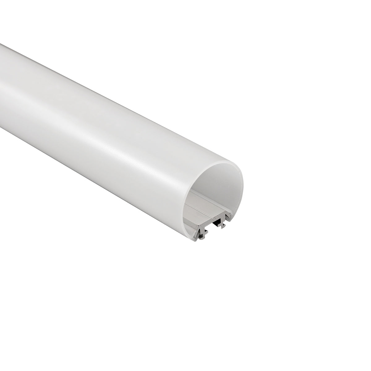 Perfil de aluminio superficie o suspensión - Tubo - Tira LED ≤ 12mm - 23x8mm - 2 metros