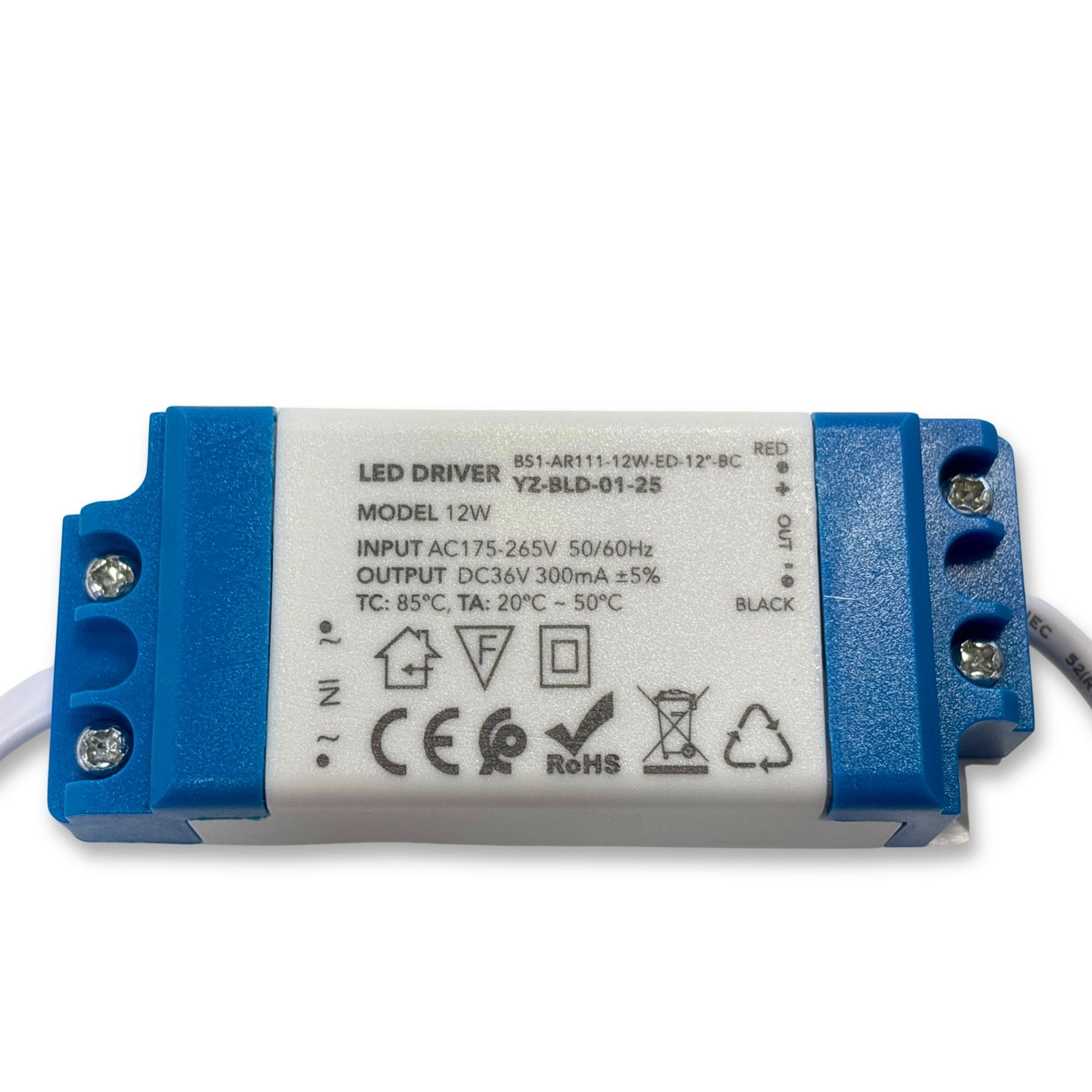 Bombilla LED AR111 12W regulable - 12º - Driver externo - 3000K