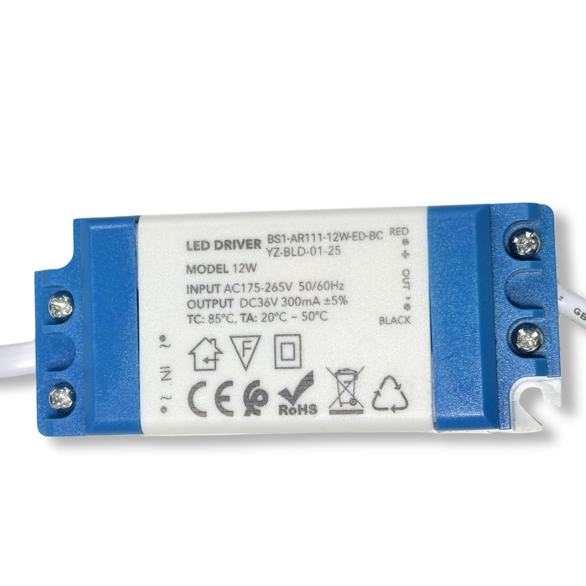 Bombilla LED AR111 12W regulable - 24º - Driver externo - 1500lm