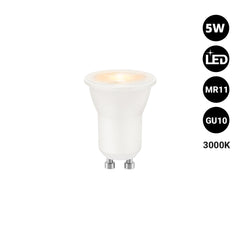 Mini Bombilla LED - MR11 GU10 - 5W - 45º