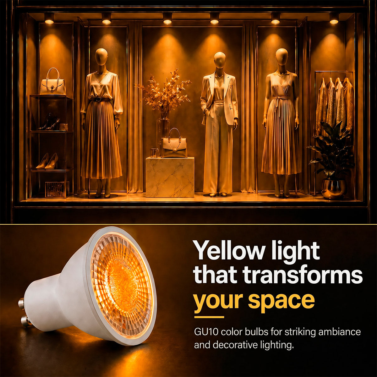 Bombilla LED de colores - GU10 - 5W - 45º
