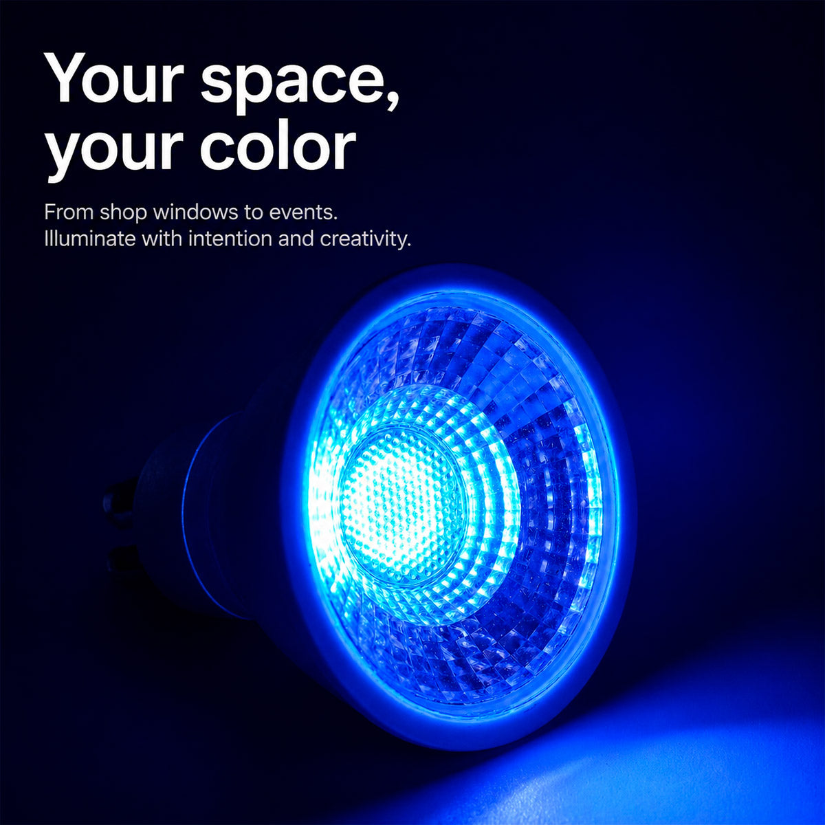 Bombilla LED de colores - GU10 - 5W - 45º