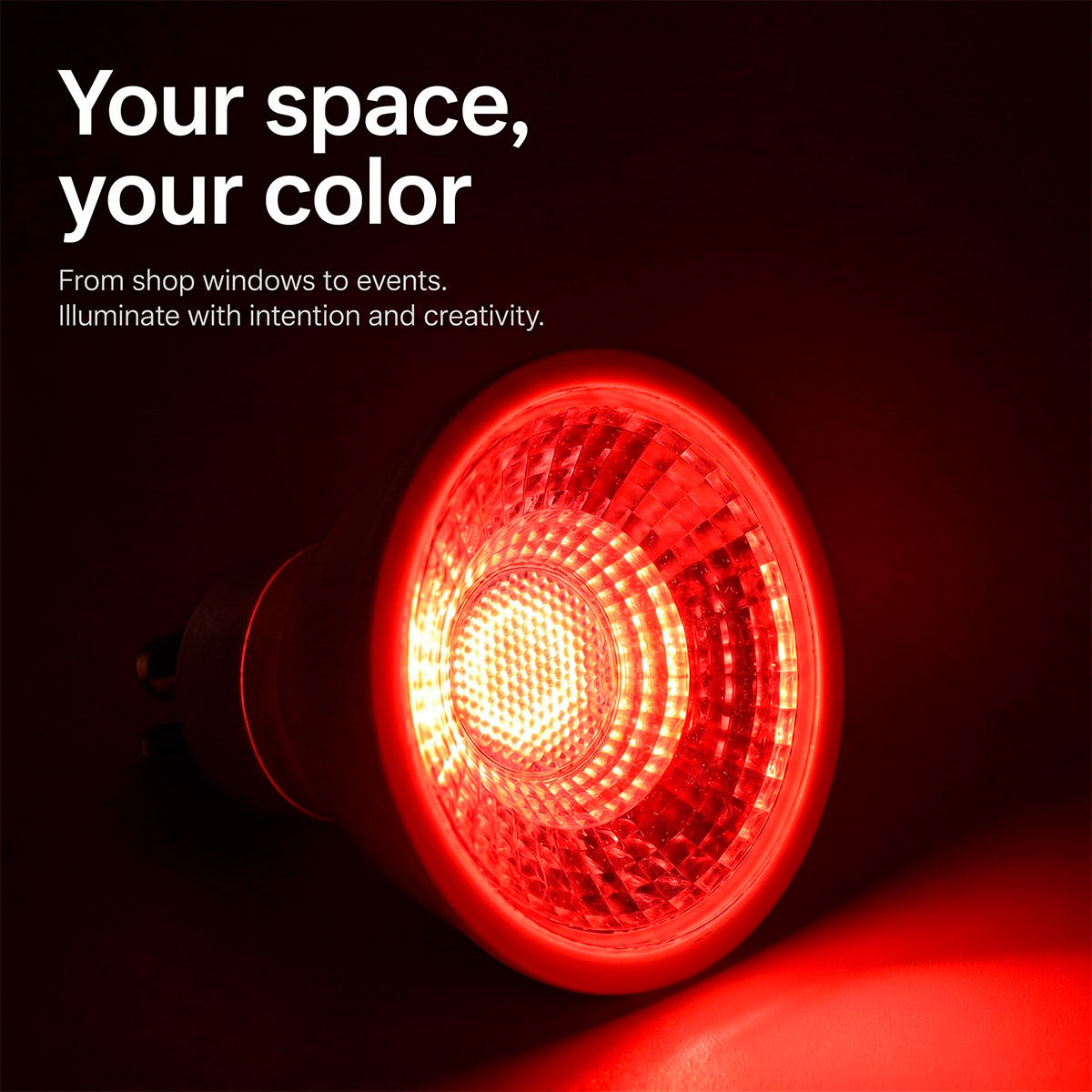 Bombilla LED de colores - GU10 - 5W - 45º