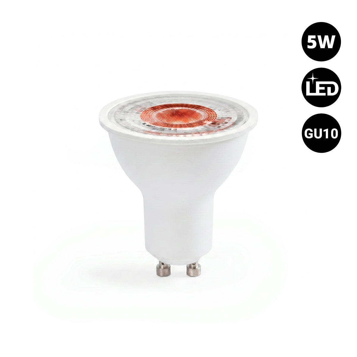 Bombilla LED de colores - GU10 - 5W - 45º