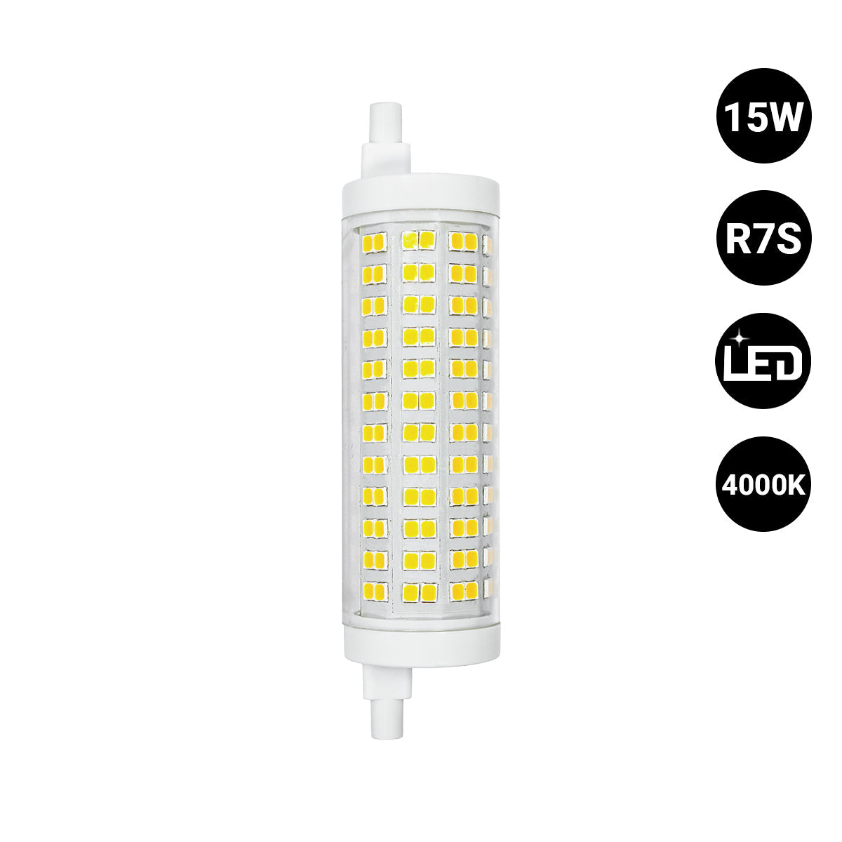 Bombilla LED R7S - 118mm - 2200lm - 15W