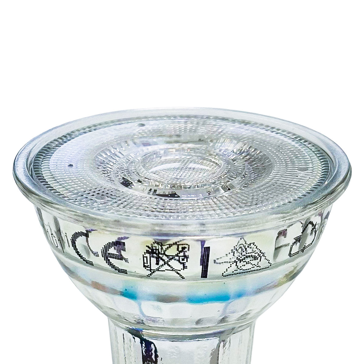 Bombilla LED GU10 4.3W cristal - 130lm/W - PAR16 - 36°