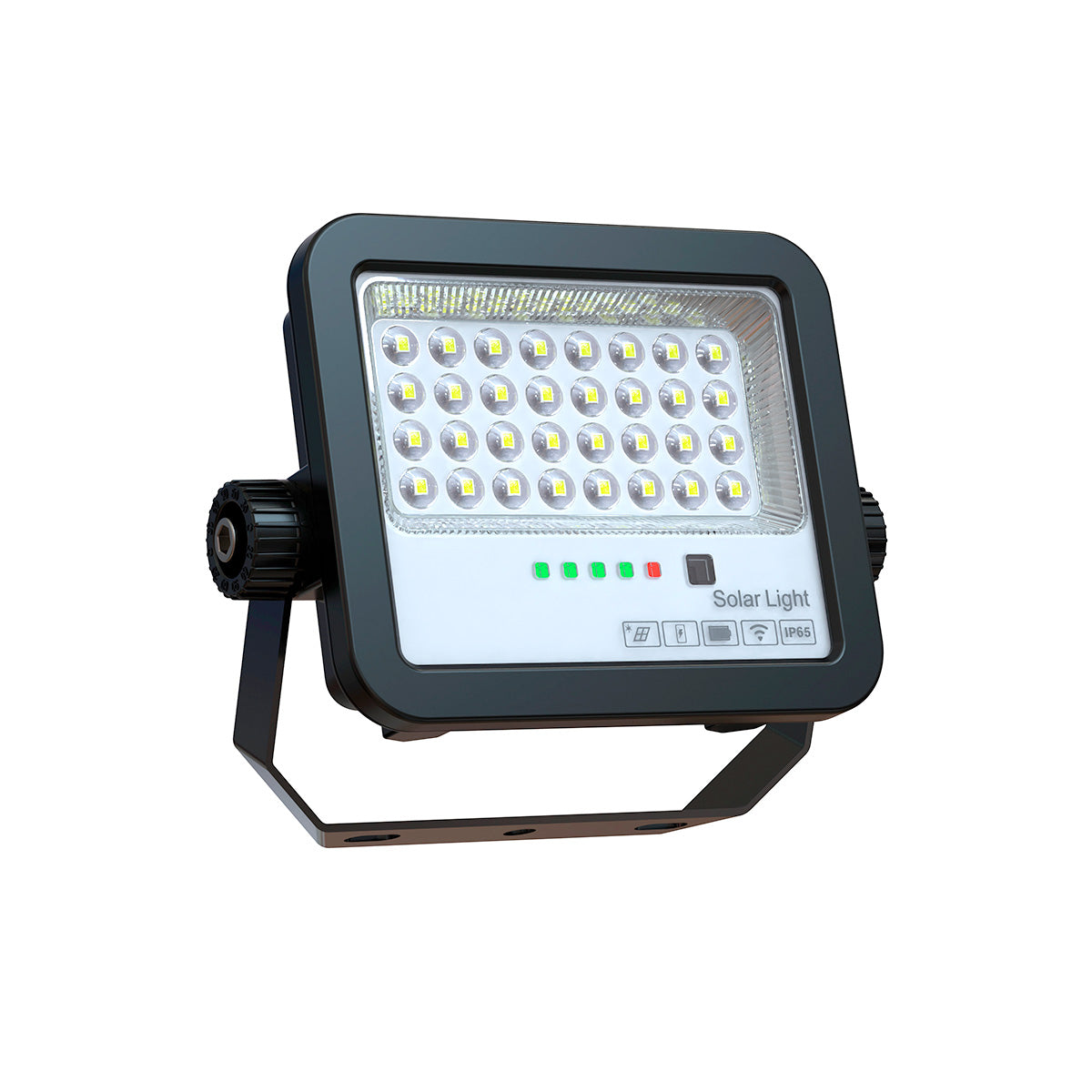 Proyector solar con panel y mando a distancia - 40W - 6500K - IP65