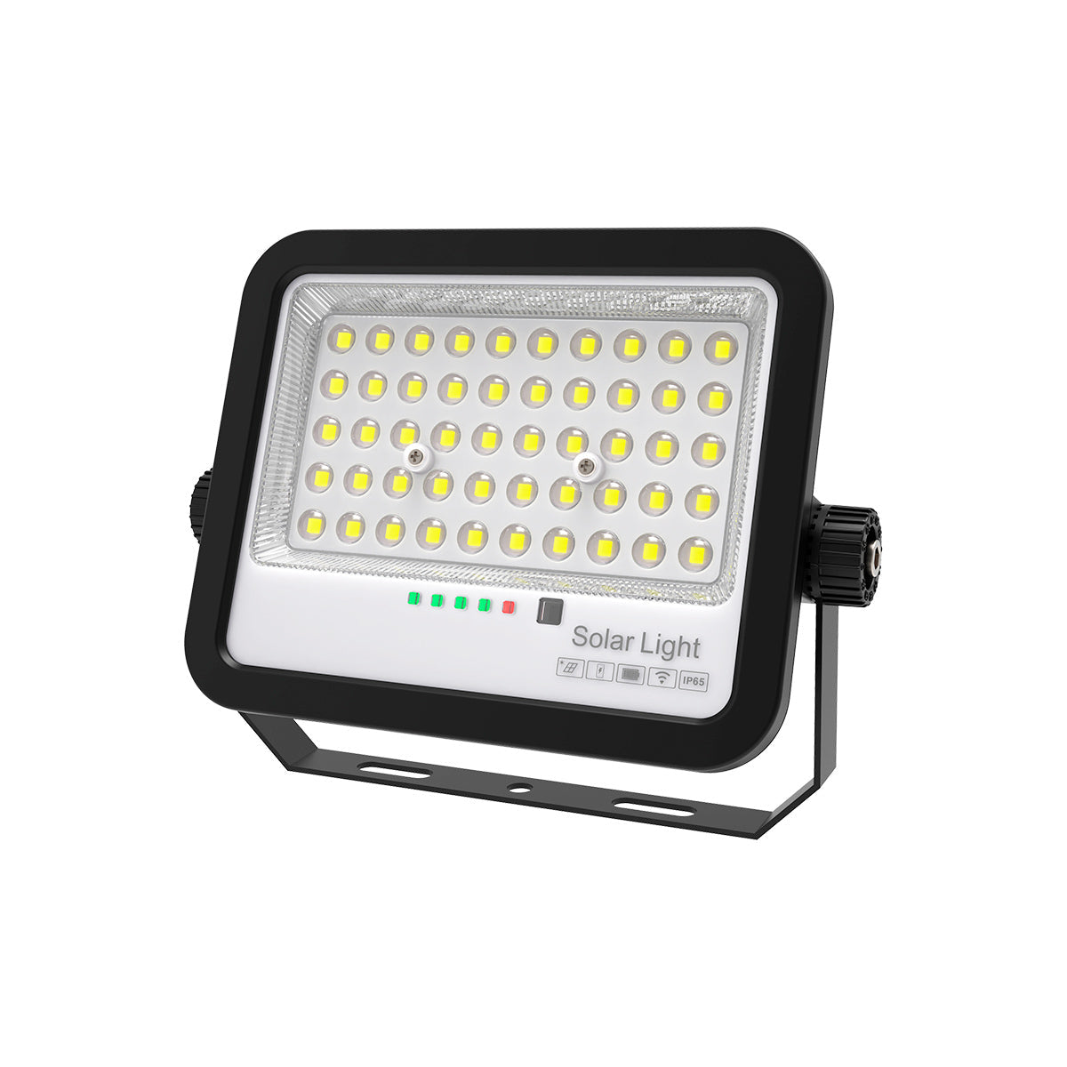 Proyector solar con panel y mando a distancia - 50W - 6500K - IP65