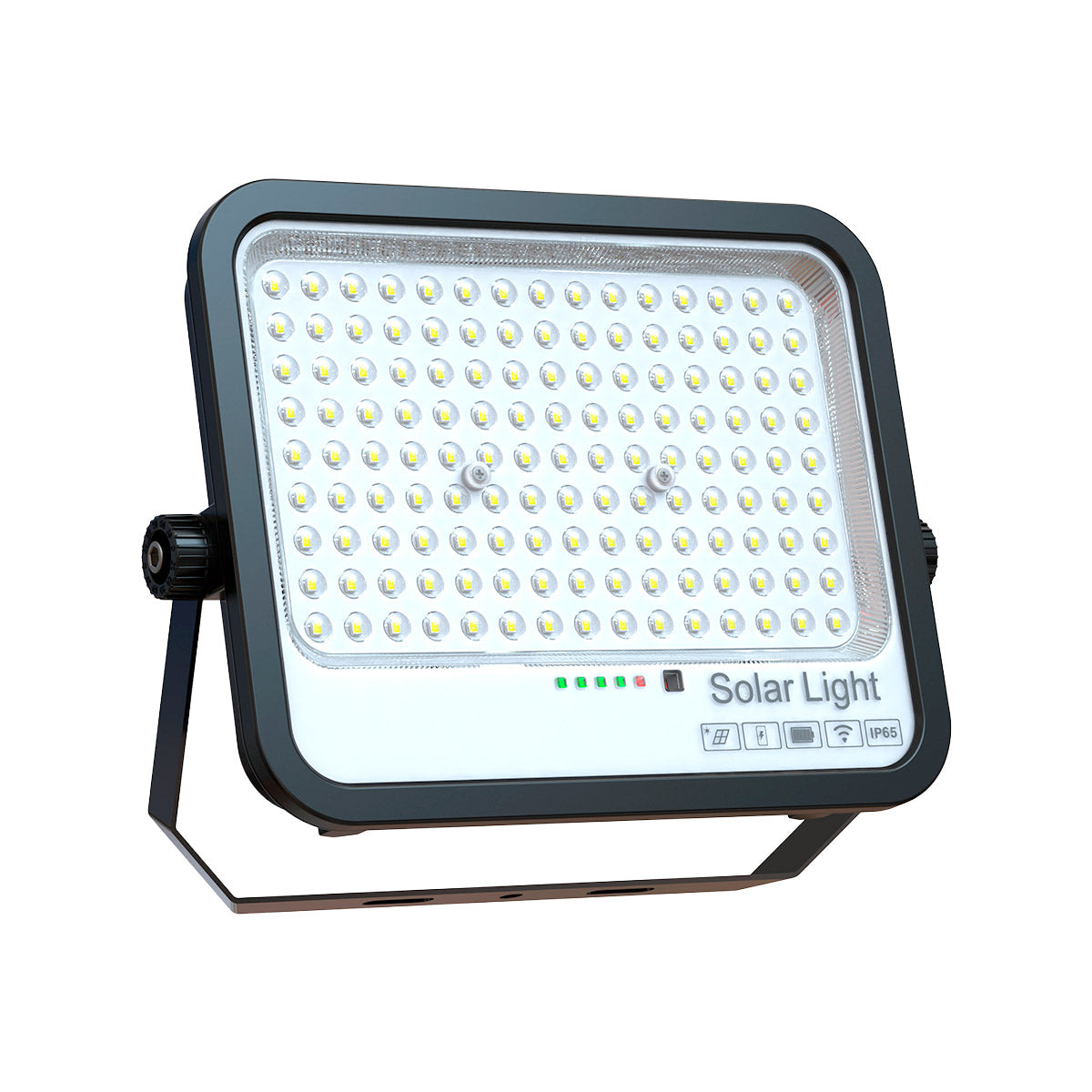 Proyector solar con panel y mando a distancia - 150W - 6500K - IP65