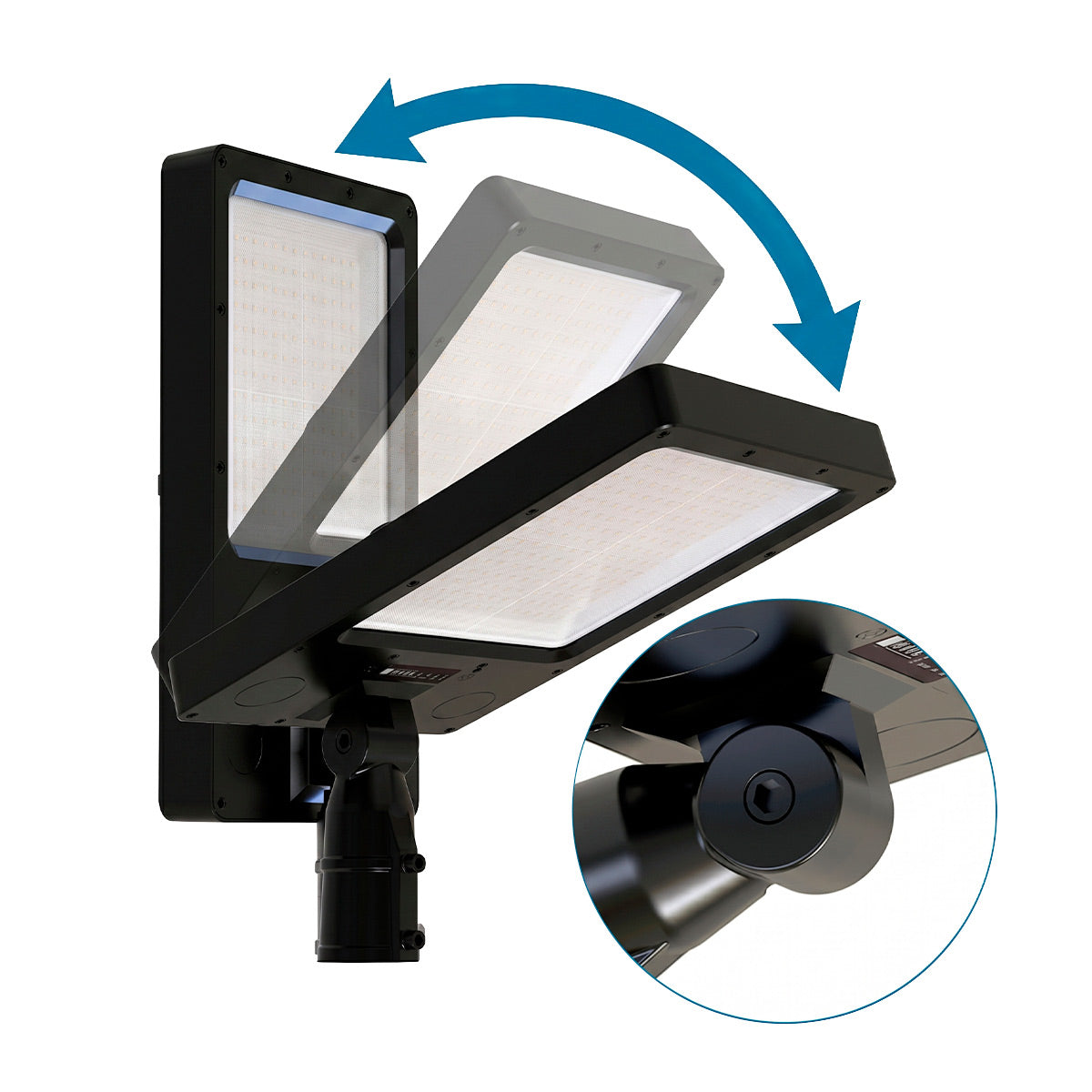 Farola solar con panel y mando a distancia - LED CCT - 240W - IP54