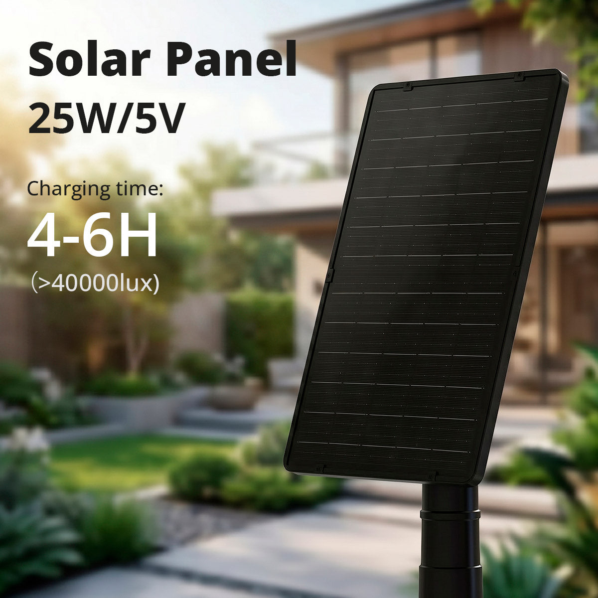 Farola solar con panel y mando a distancia - LED CCT - 240W - IP54