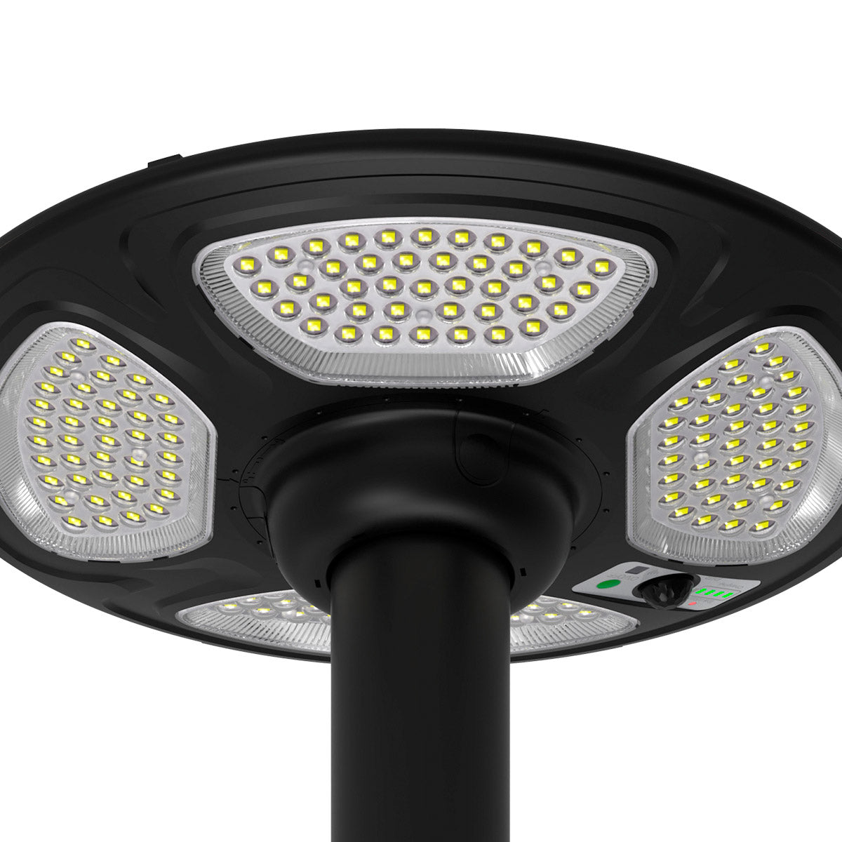 Farola solar con panel y mando a distancia - Sensor PIR - 150W - 6500K - IP54