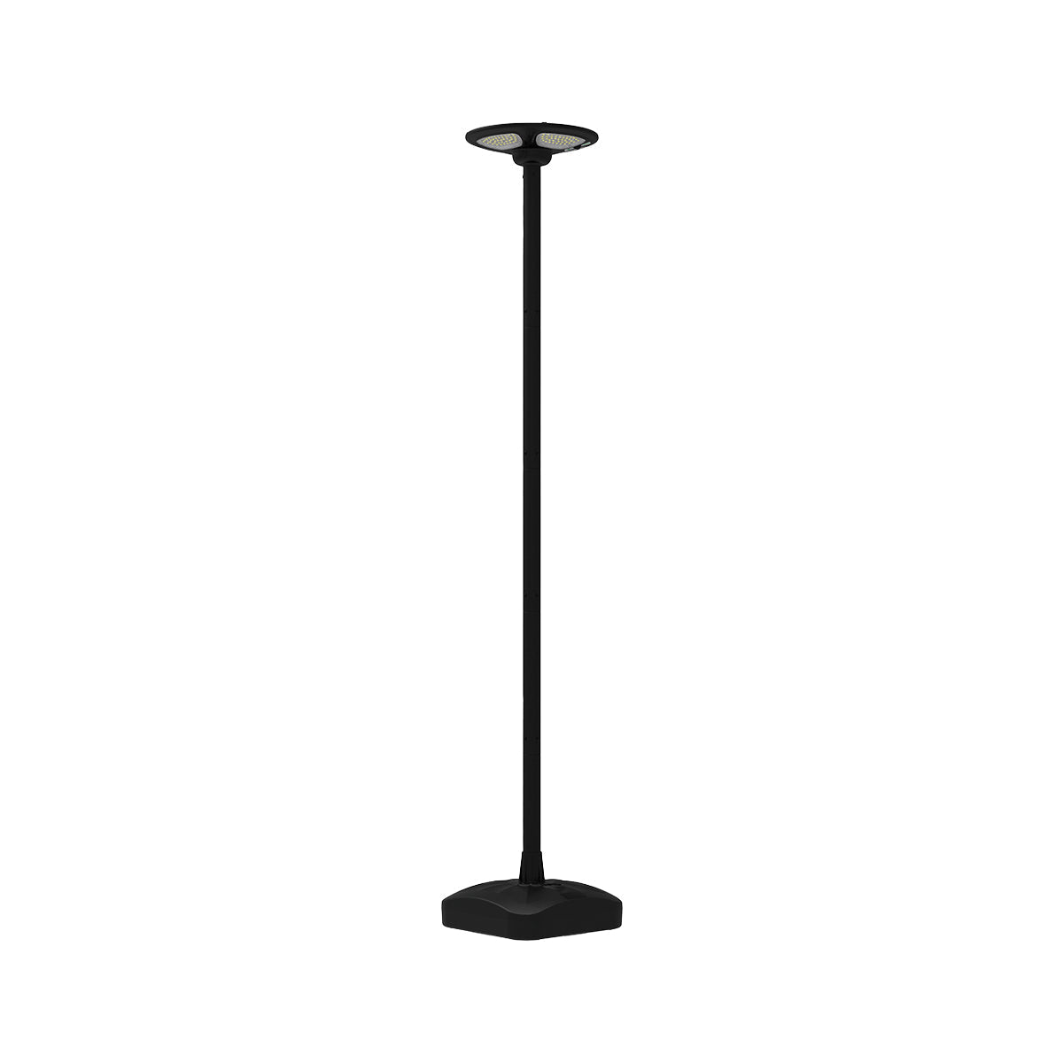 Farola Solar LED 150W con Base Rellenable de Agua o Arena | 6500K IP54 · Mando y Sensor PIR