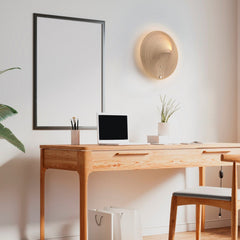 Aplique de diseño en madera "Ronda" - 16W - ø 40cm