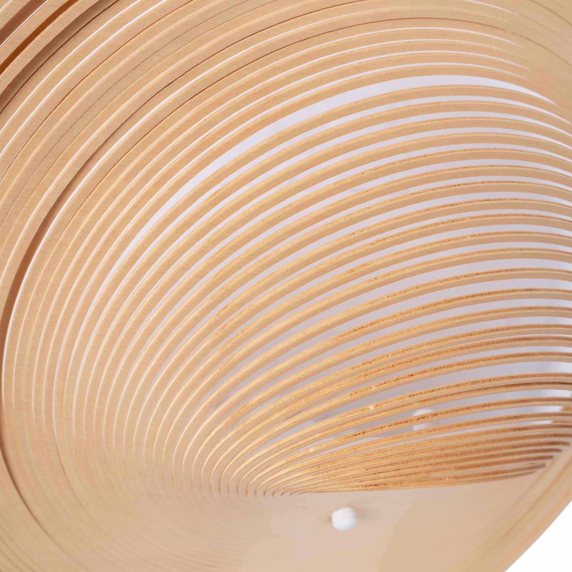 Aplique de diseño en madera "Ronda" - 16W - ø 40cm