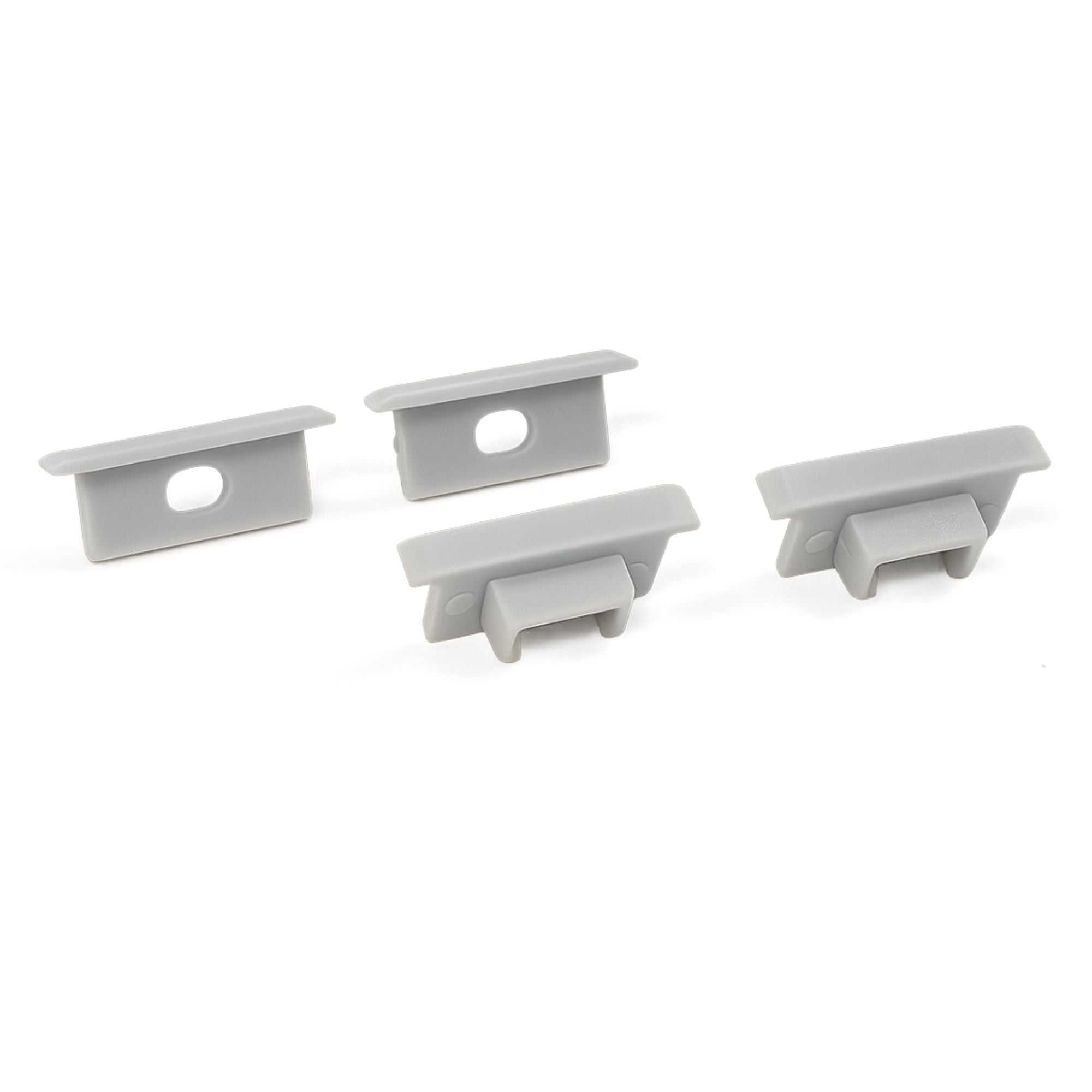 Perfil tira LED empotrable con difusor - 27x10,65mm - Tira LED 12mm - 2 metros - 1,05mm