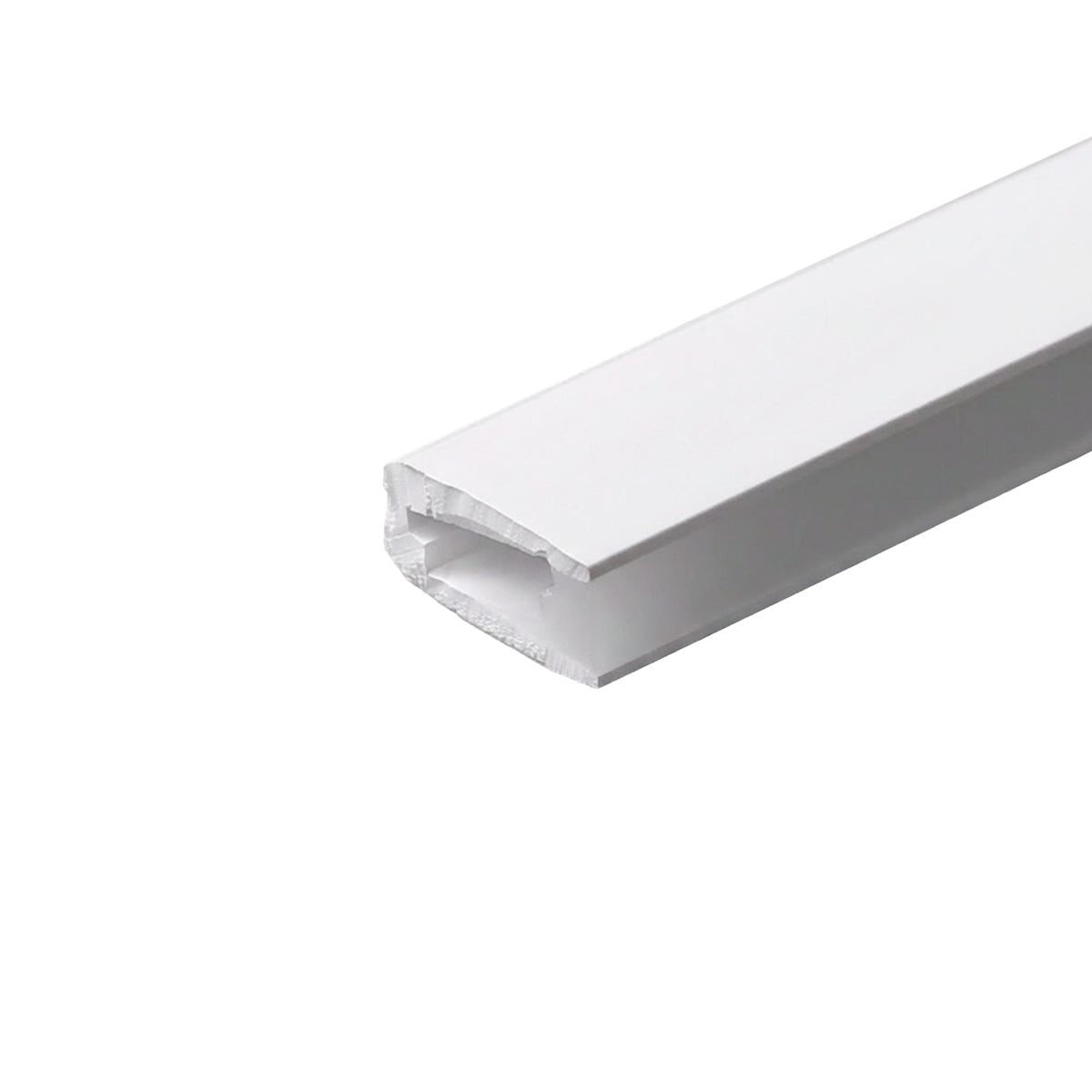 Funda de silicona flexible blanca - Tira LED a neón - 4x8 mm - Curvatura horizontal - Superficie