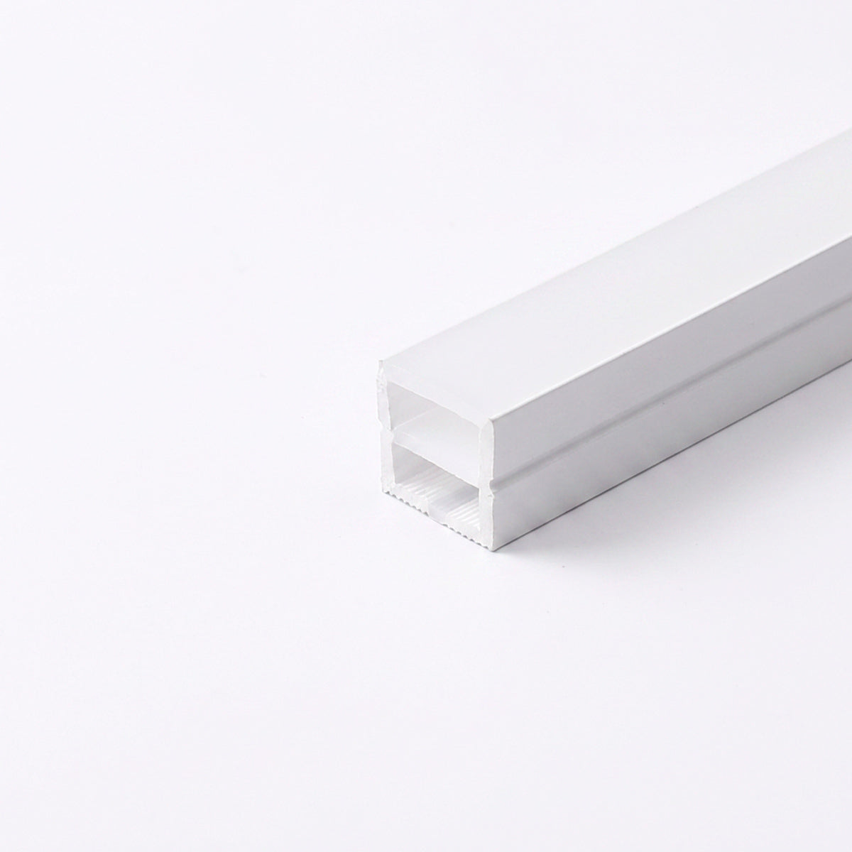 Funda de silicona flexible blanca - Tira LED a neón - 10x10 mm - Superficie